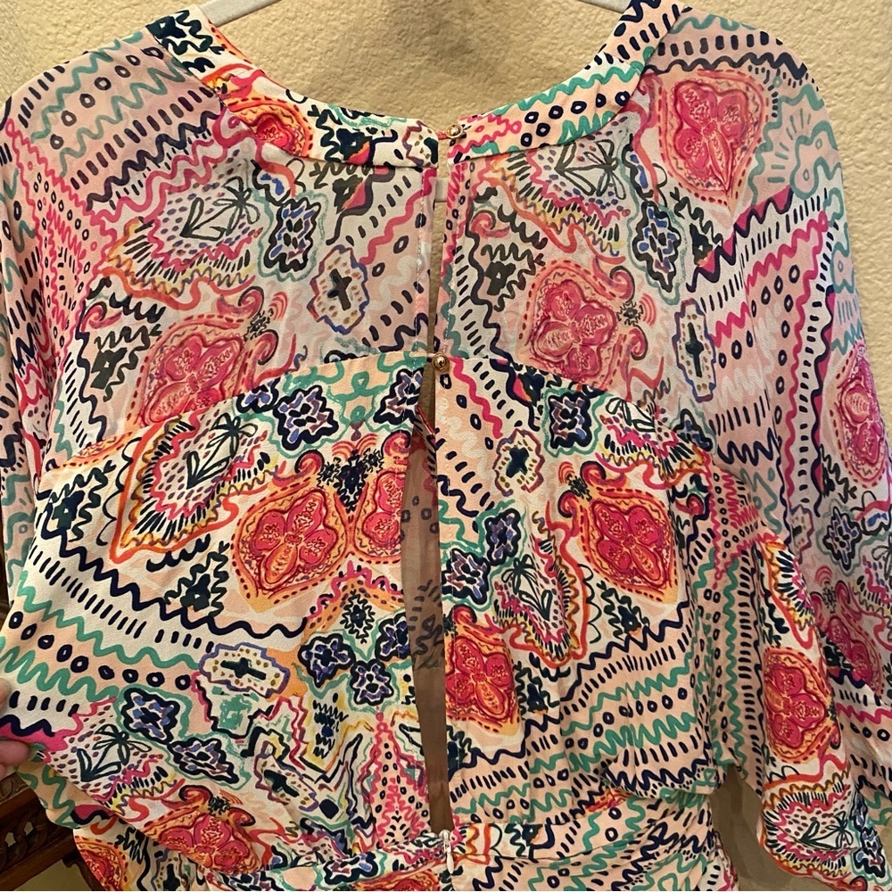 Maeve Anthropologie Women Colorful Print Dress Size 2 - Picture 7 of 12
